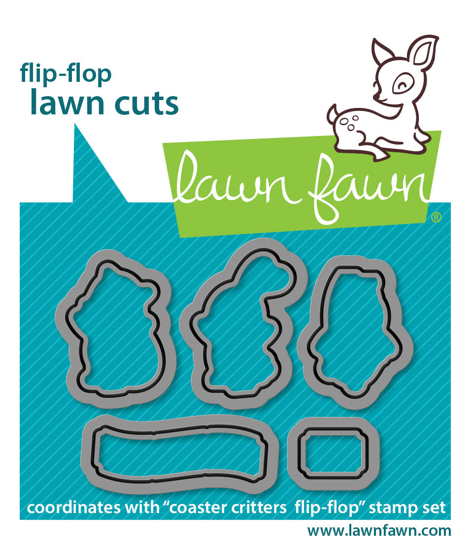 coaster critters flip-flop lawn cuts