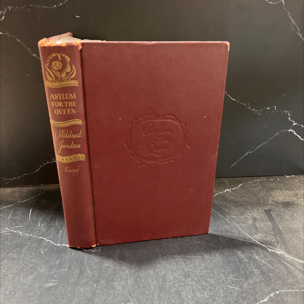 asylum for the queen book, by mildred jordan, 1948 Hardcover